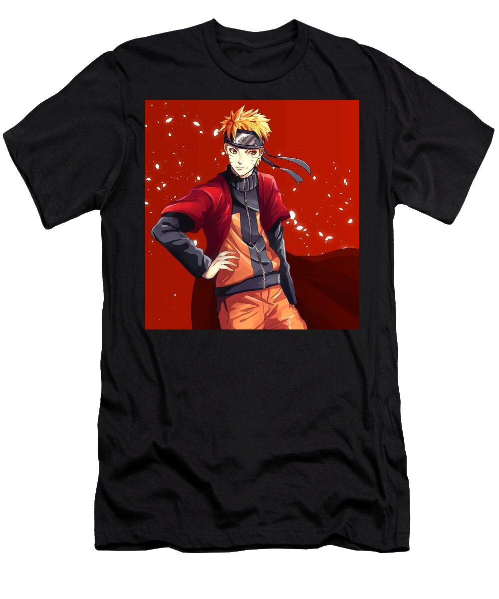Naruto, Naruto Uzumaki #8 T-Shirt by Issam Lachtioui - Pixels