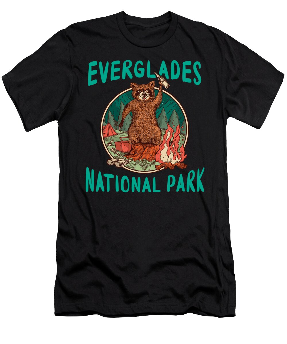 National T-Shirt featuring the digital art National Park United States Conservation #8 by Mercoat UG Haftungsbeschraenkt