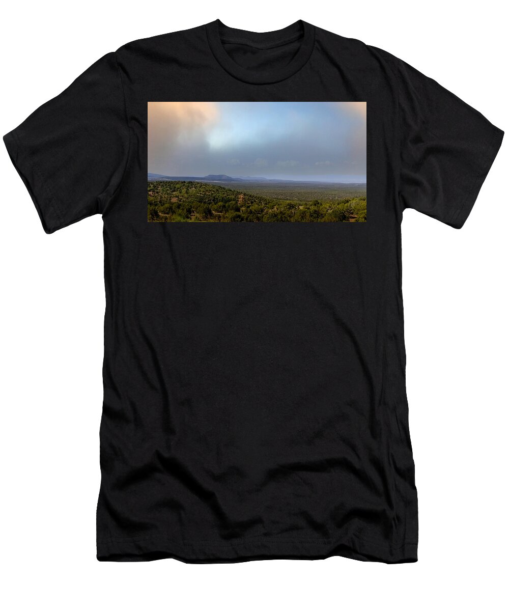 Desert T-Shirt featuring the photograph A Beautiful Vista by Laura Putman