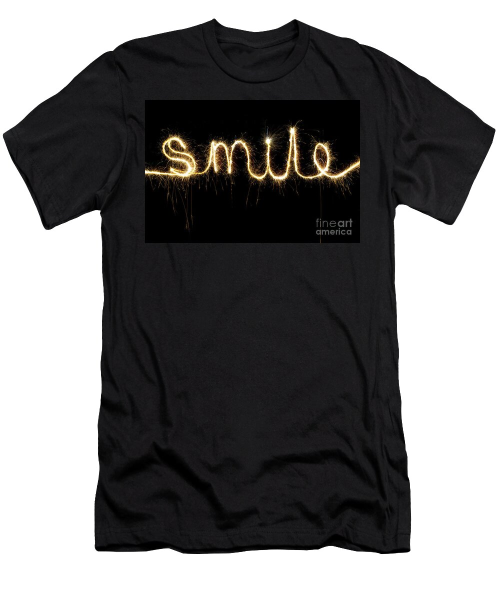 Smile T-Shirt featuring the photograph A Bright Smile by Tim Gainey
