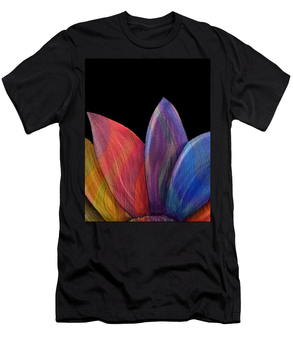 Abstract T-Shirt featuring the digital art A Daisy's Elegance - Abstract by Ronald Mills