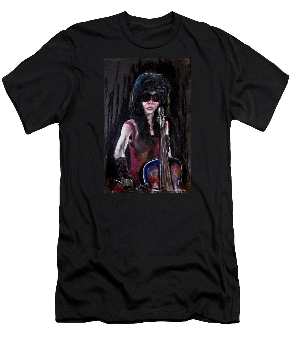 Woman T-Shirt featuring the painting A New Sensation by Tom Conway