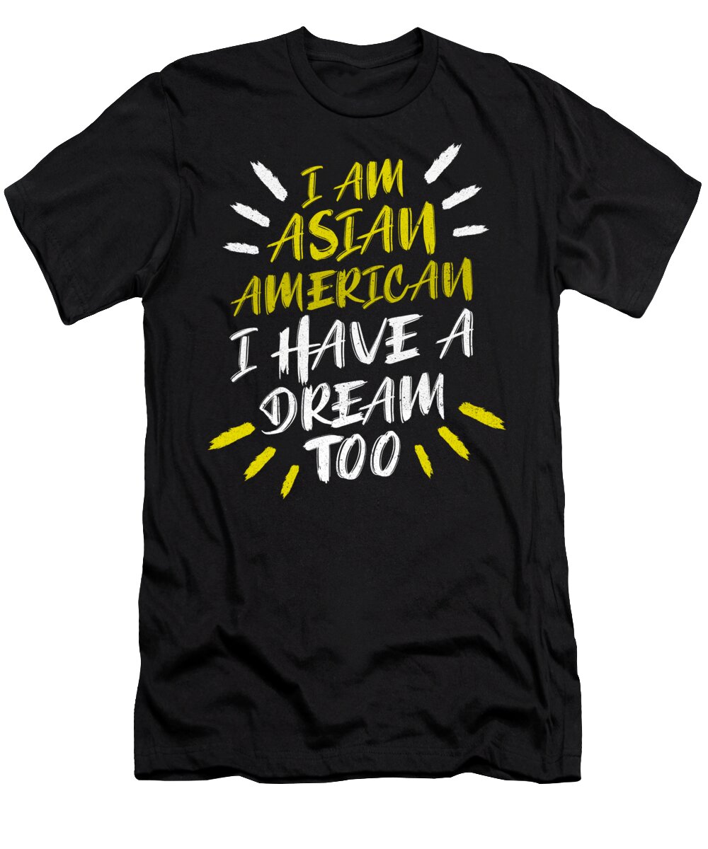 Asian Lives Matter T-Shirt featuring the digital art AAPI Support - Asian Lives Matter by Mercoat UG Haftungsbeschraenkt
