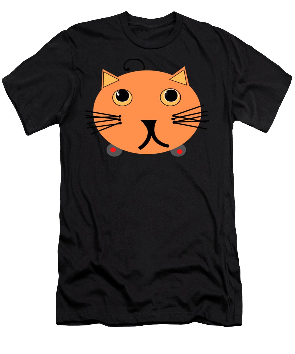 Adorable Kitty T-Shirt featuring the digital art Adorable Kitty by Denise Morgan