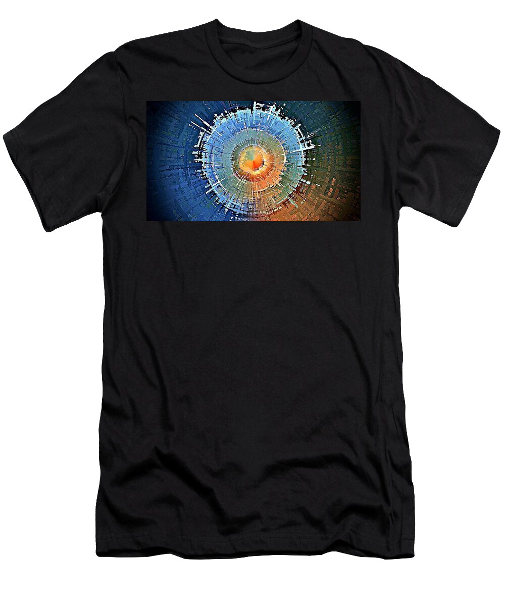 Star T-Shirt featuring the digital art Alectrona by David Manlove
