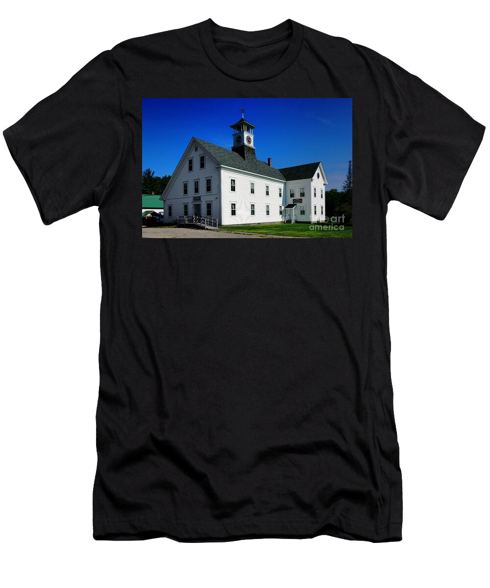 Andover T-Shirt featuring the photograph Andover Town Hall by Olivier Le Queinec