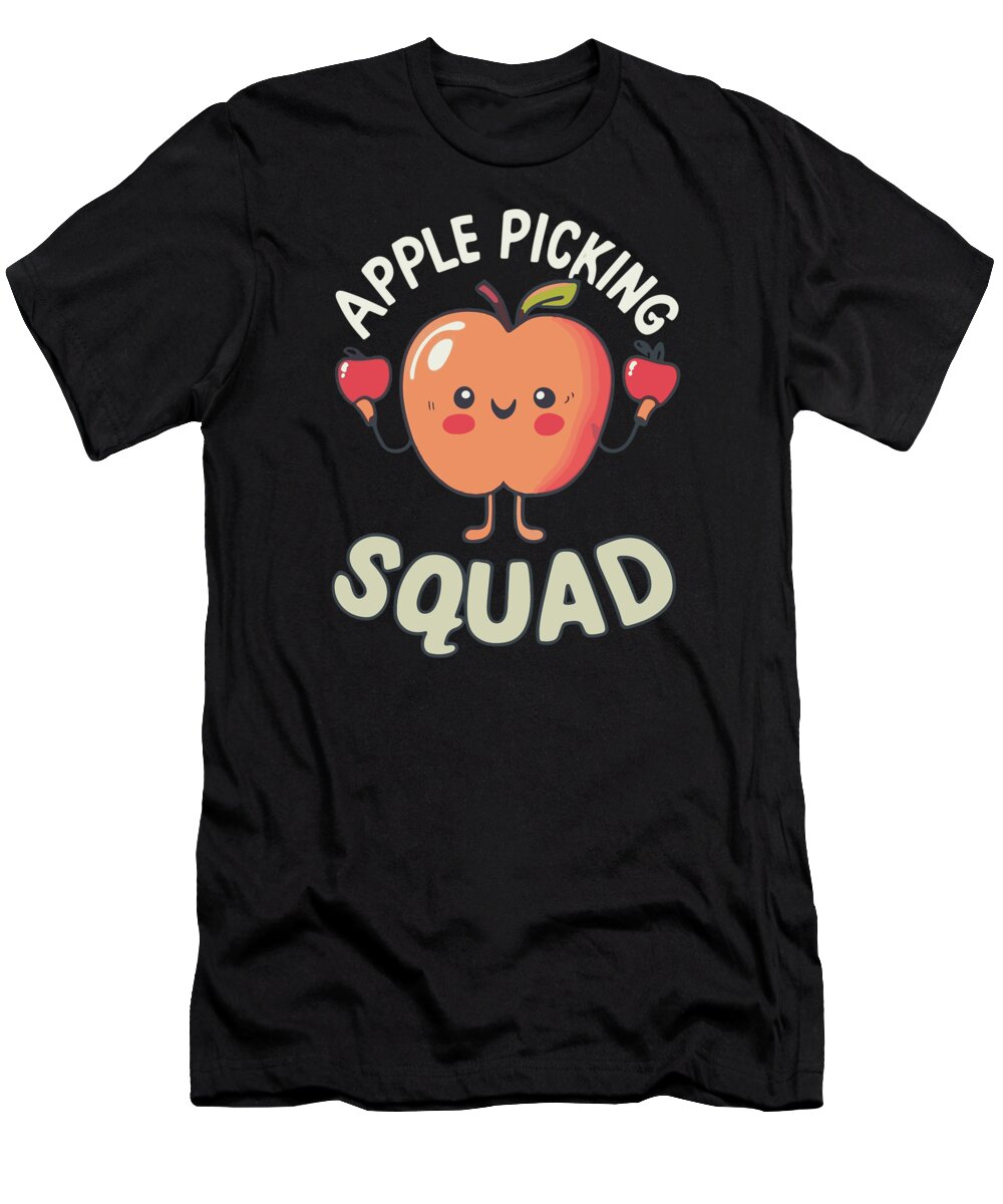 Apple Picking T-Shirt featuring the digital art Apple Picking Squad by Flippin Sweet Gear