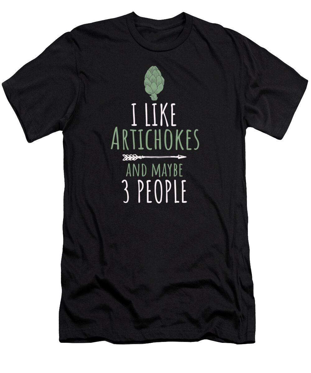 Artichokes T-Shirt featuring the digital art Artichokes by Manuel Schmucker