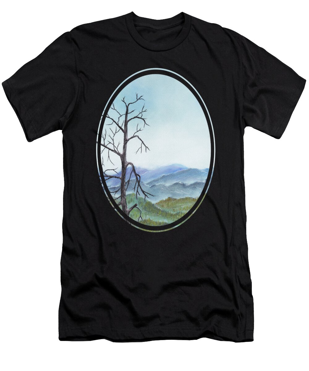 Highland T-Shirt featuring the painting Highland by Anastasiya Malakhova