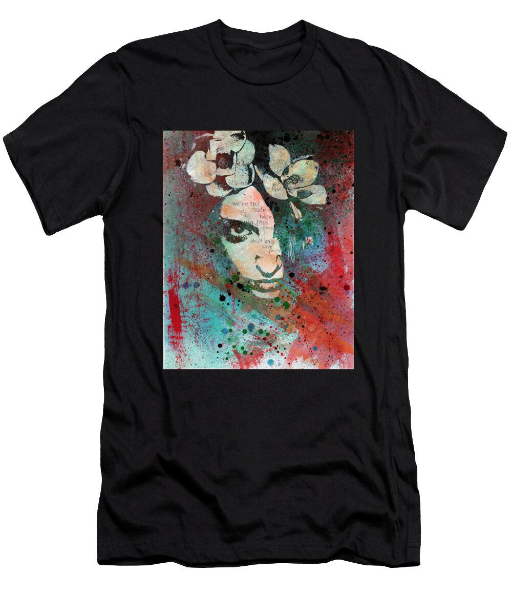 Graffiti T-Shirt featuring the painting Hypothermia In A Halo II by Marco Paludet