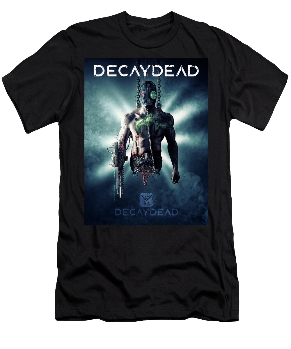 Argus Dorian T-Shirt featuring the digital art The Decaydead Assassin by Argus Dorian