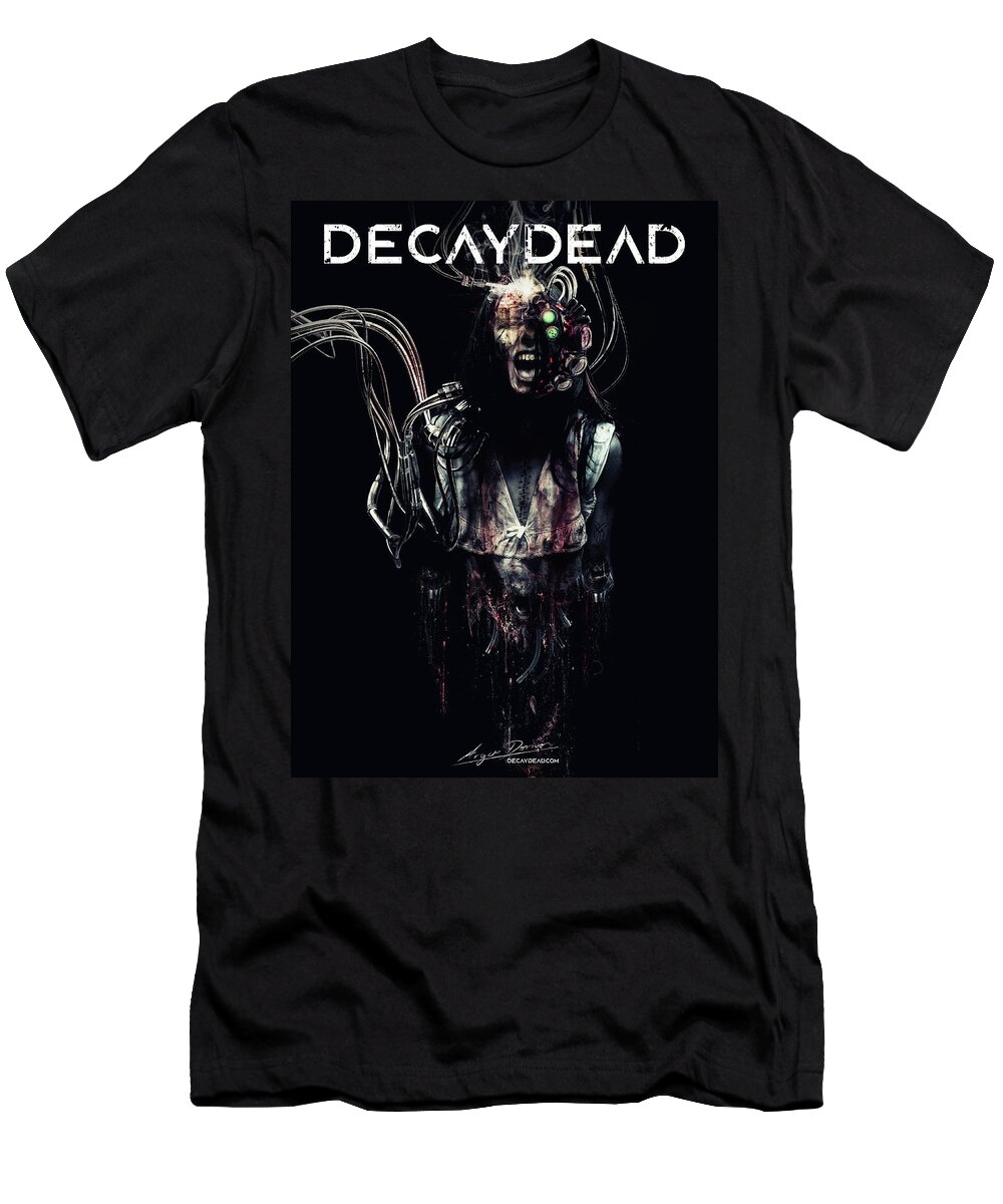 Decaydead T-Shirt featuring the digital art Silent Screams by Argus Dorian