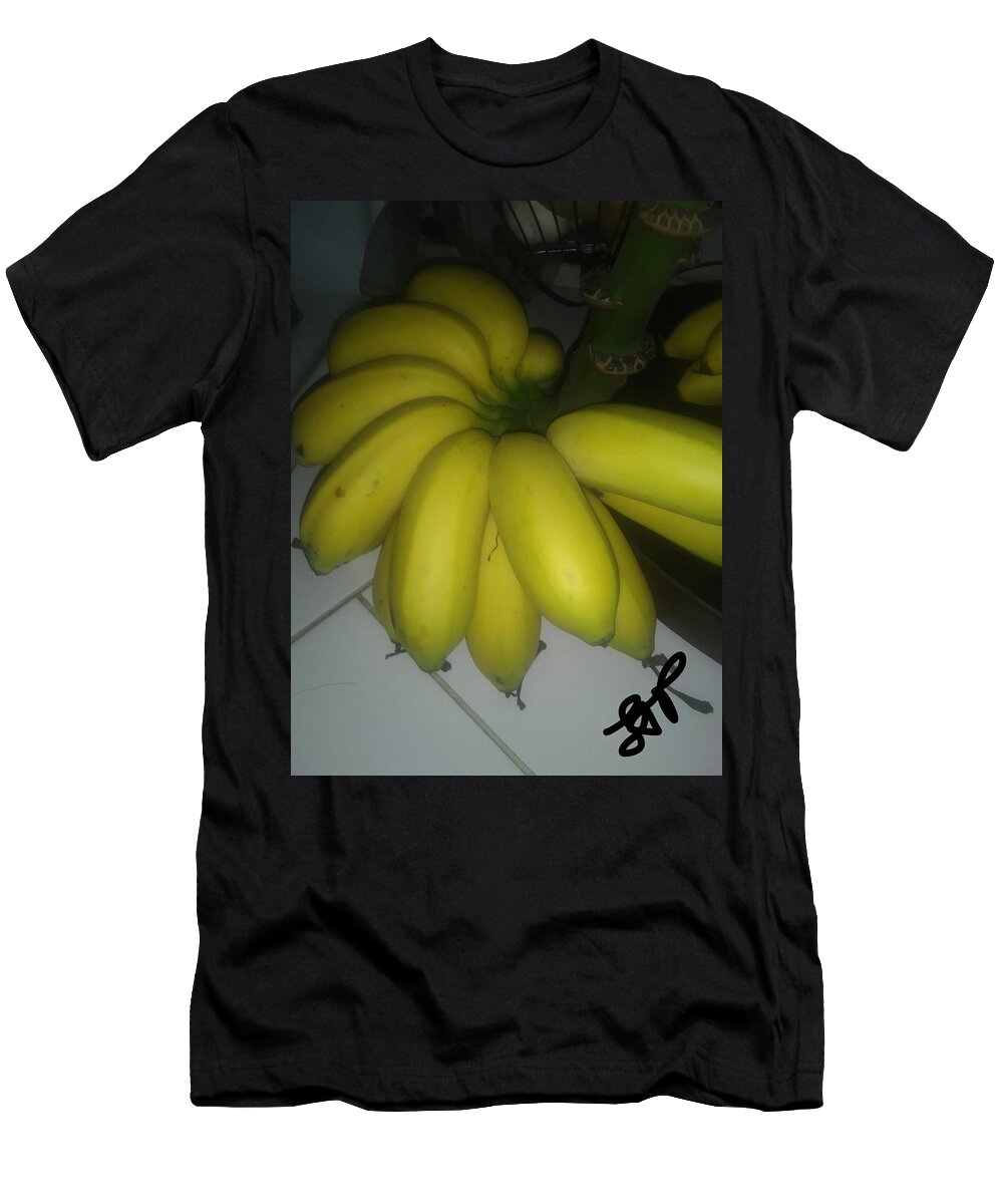 Banana T-Shirt featuring the photograph Baby Banana by Esoteric Gardens KN
