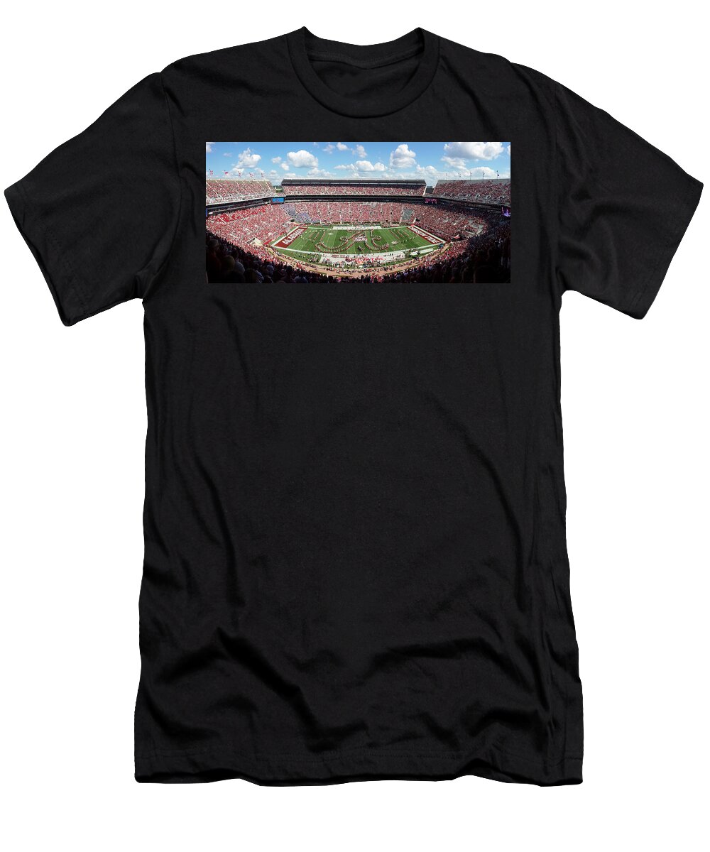 Gameday T-Shirt featuring the photograph Bama Script A Panorama by Kenny Glover