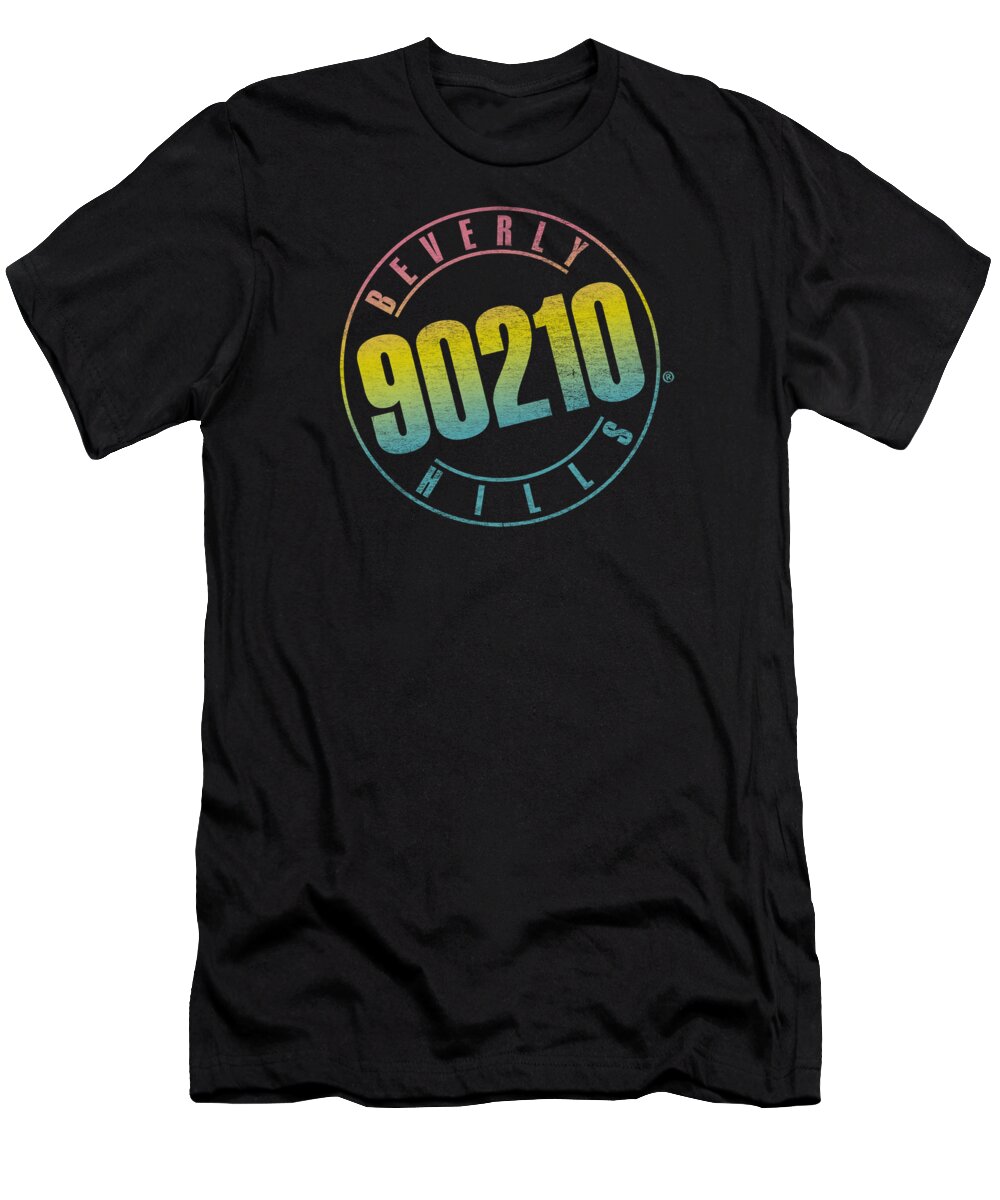 90210 T-Shirt featuring the digital art Beverly Hills 90210 by Narin Carlsson