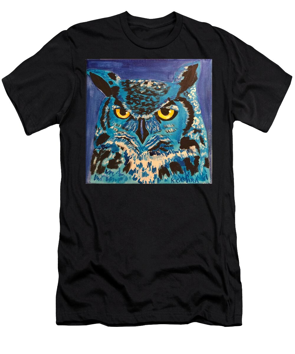 Pets T-Shirt featuring the painting Blue Own by Kathie Camara