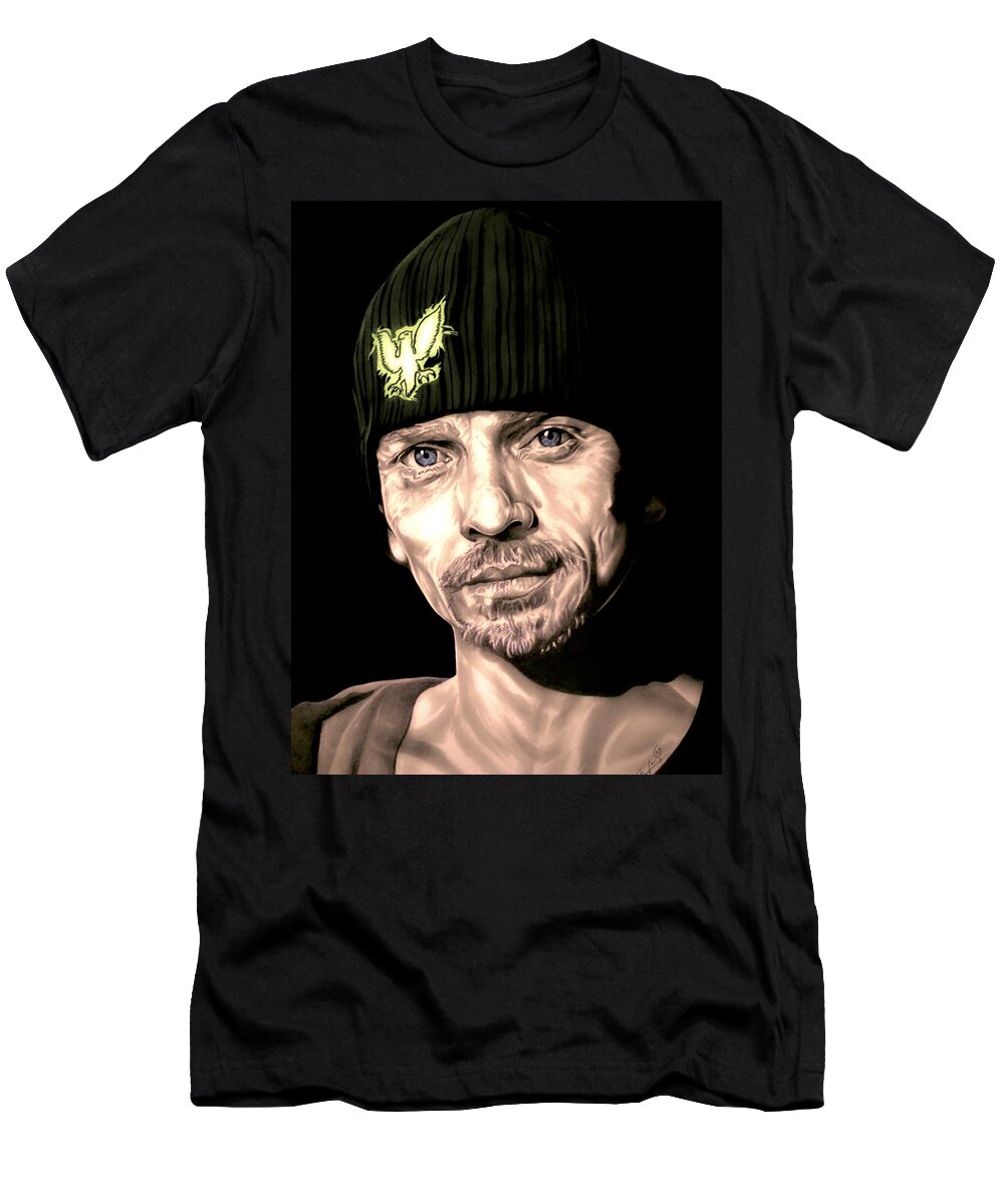 Breaking Bad T-Shirt featuring the digital art Breaking Bad Skinny Pete - Colored by Fred Larucci