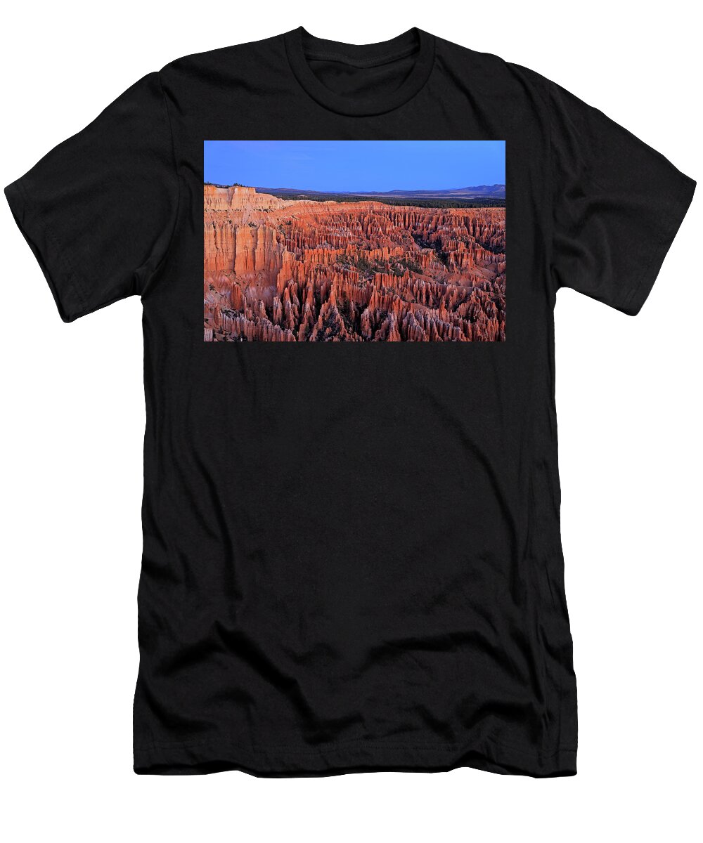 Bryce Canyon National Park T-Shirt featuring the photograph Bryce Canyon National Park - Sunrise by Richard Krebs