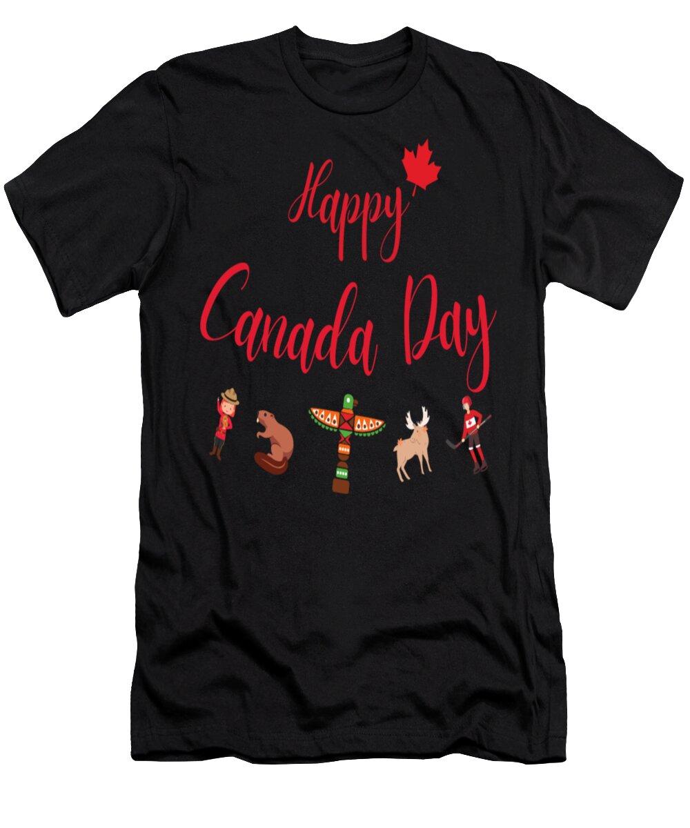 Canada Day T-Shirt featuring the jewelry Canada day by Tinh Tran Le Thanh