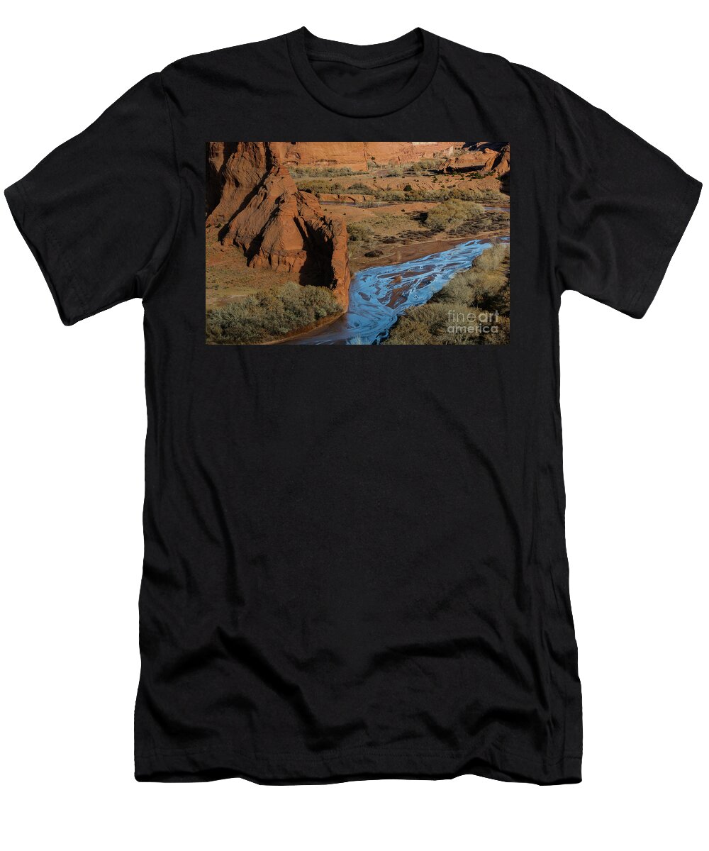 4 Corners T-Shirt featuring the photograph Canyon De Chelly by David Little-Smith