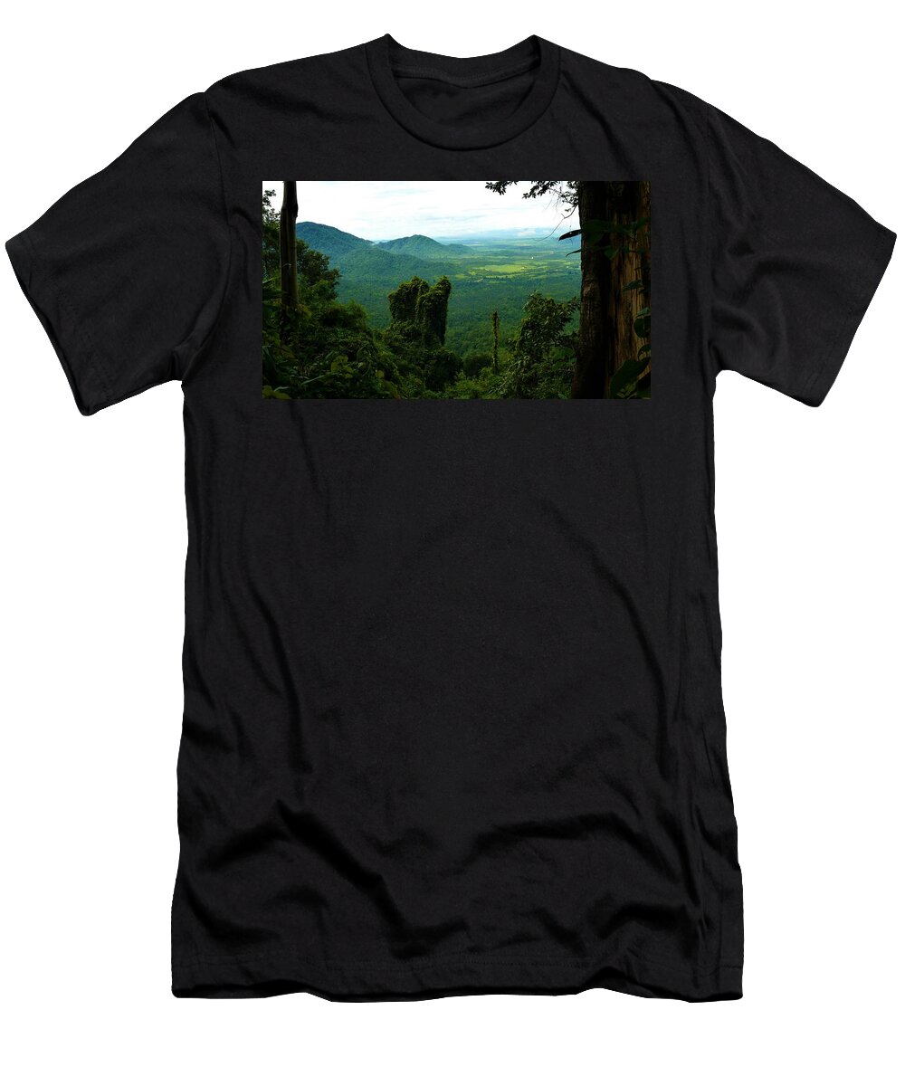 Mountain T-Shirt featuring the photograph Cardamom Mountains by Robert Bociaga