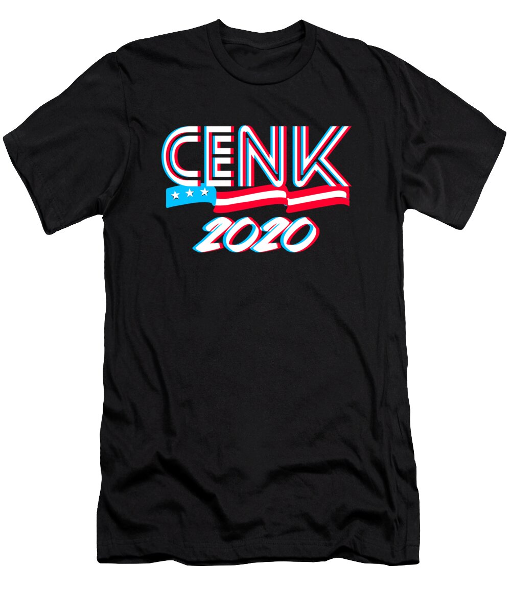 Progressive T-Shirt featuring the digital art Cenk Uygur For Congress 2020 by Flippin Sweet Gear