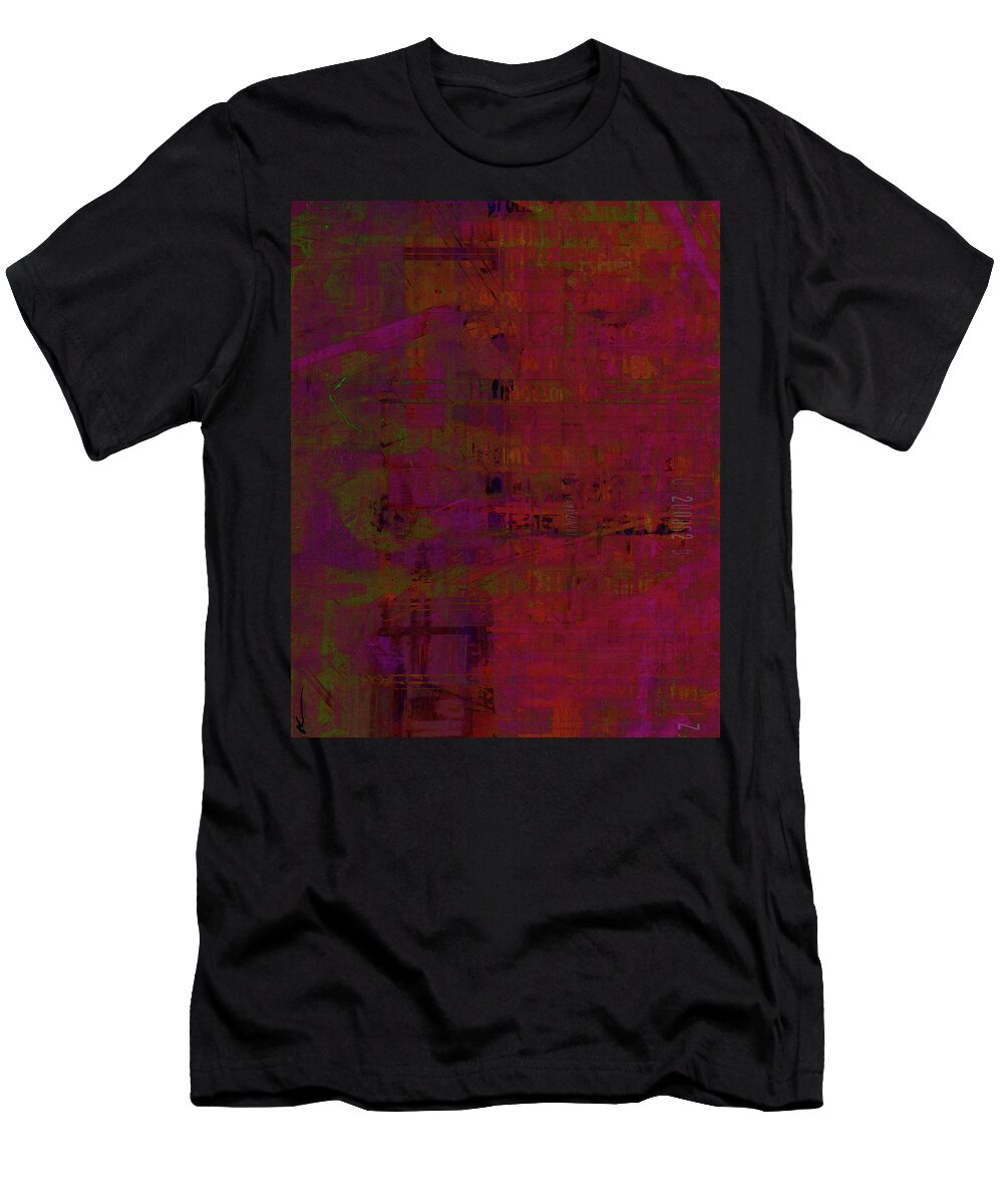 Abstract T-Shirt featuring the digital art Charlie by Ken Walker