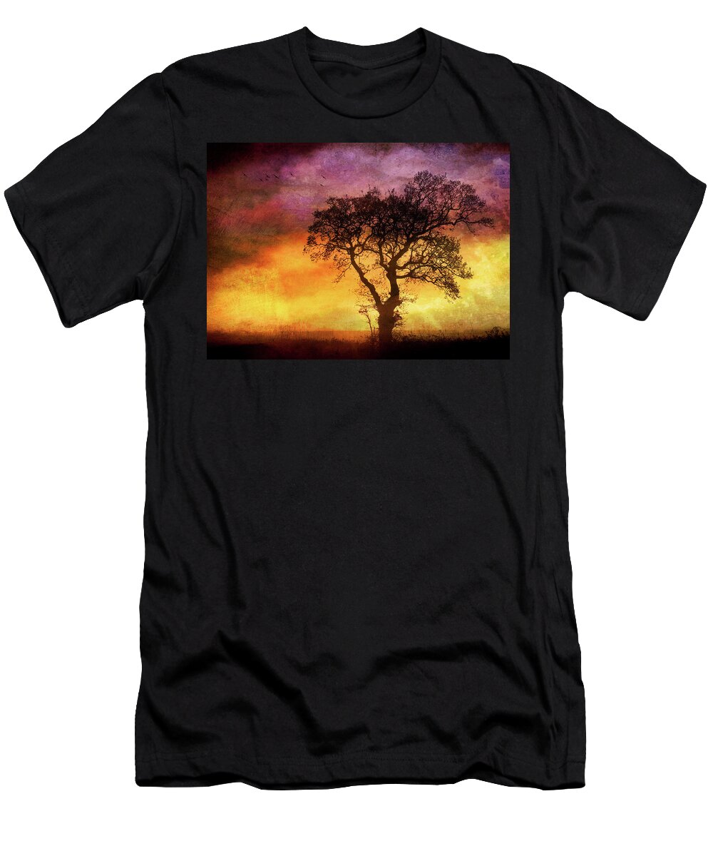 Chasing The Edge Of A Dream T-Shirt featuring the digital art Chasing the Edge of a Dream by Susan Maxwell Schmidt