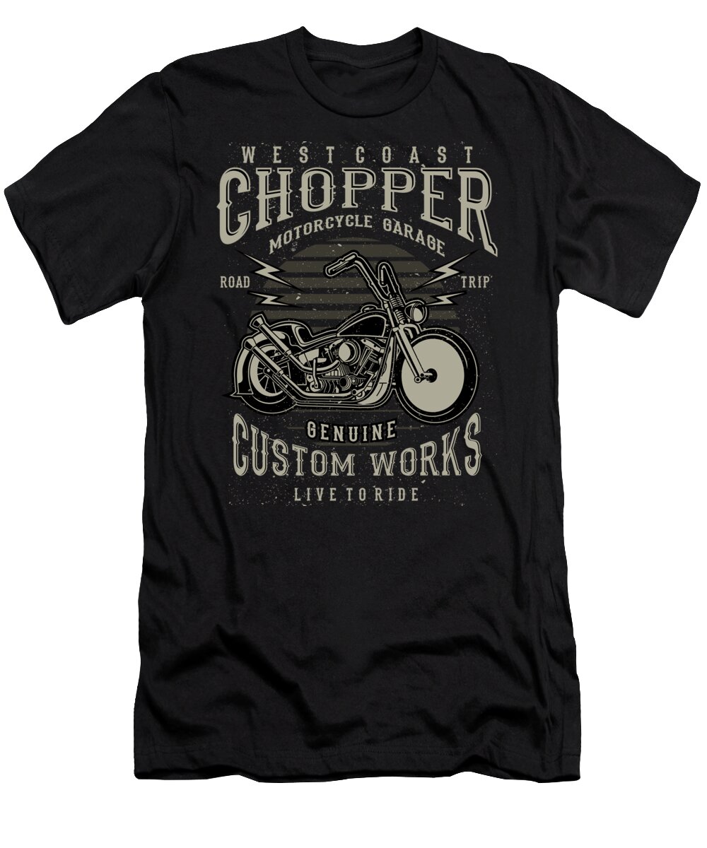 Westcoast Choppers - Custom Motorcycle' Men's T-Shirt