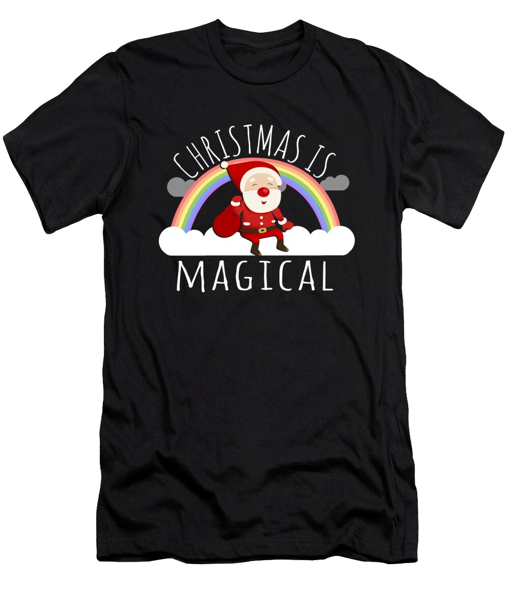 Christmas 2023 T-Shirt featuring the digital art Christmas Is Magical by Flippin Sweet Gear