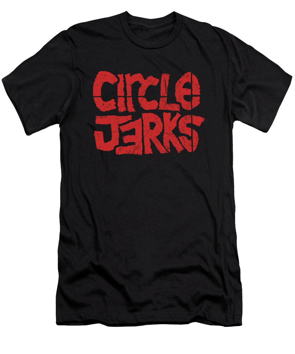 Circle Jerks Logo T-Shirt by Elmer Toledo - Fine Art America