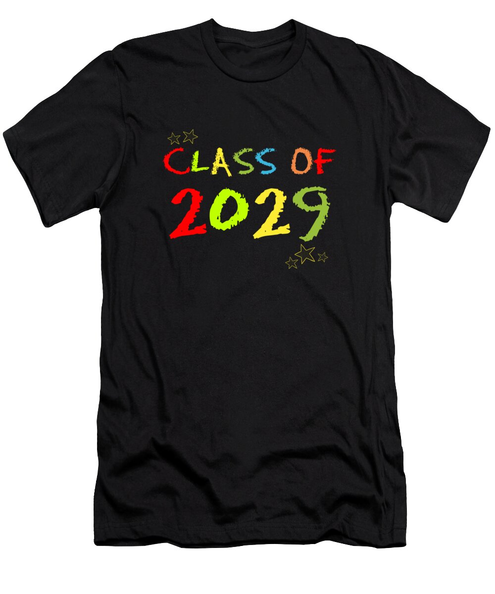 Funny T-Shirt featuring the digital art Class Of 2029 by Flippin Sweet Gear