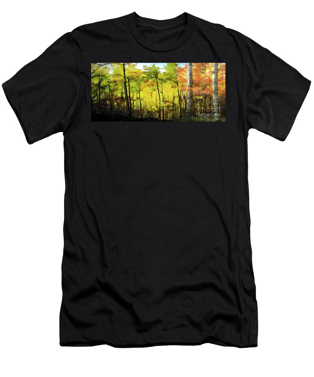 Colorado T-Shirt featuring the digital art Colorful Colorado by Deb Nakano