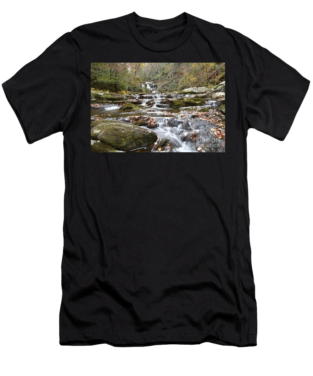 Conasauga Falls T-Shirt featuring the photograph Conasauga Falls 1 by Phil Perkins