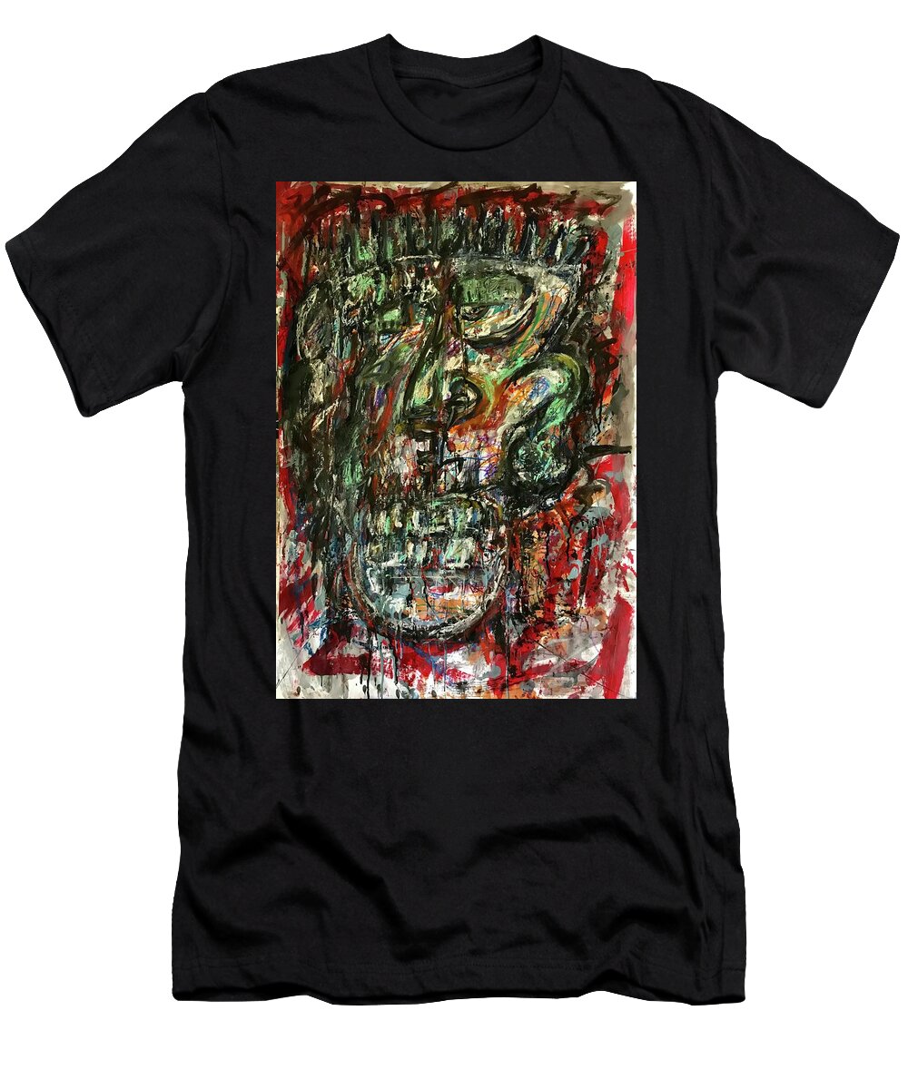 Abstract  T-Shirt featuring the painting May #1 2020 by Gustavo Ramirez