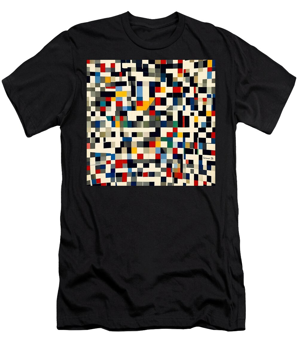 Art T-Shirt featuring the digital art Cube - No.1 by Fred Larucci