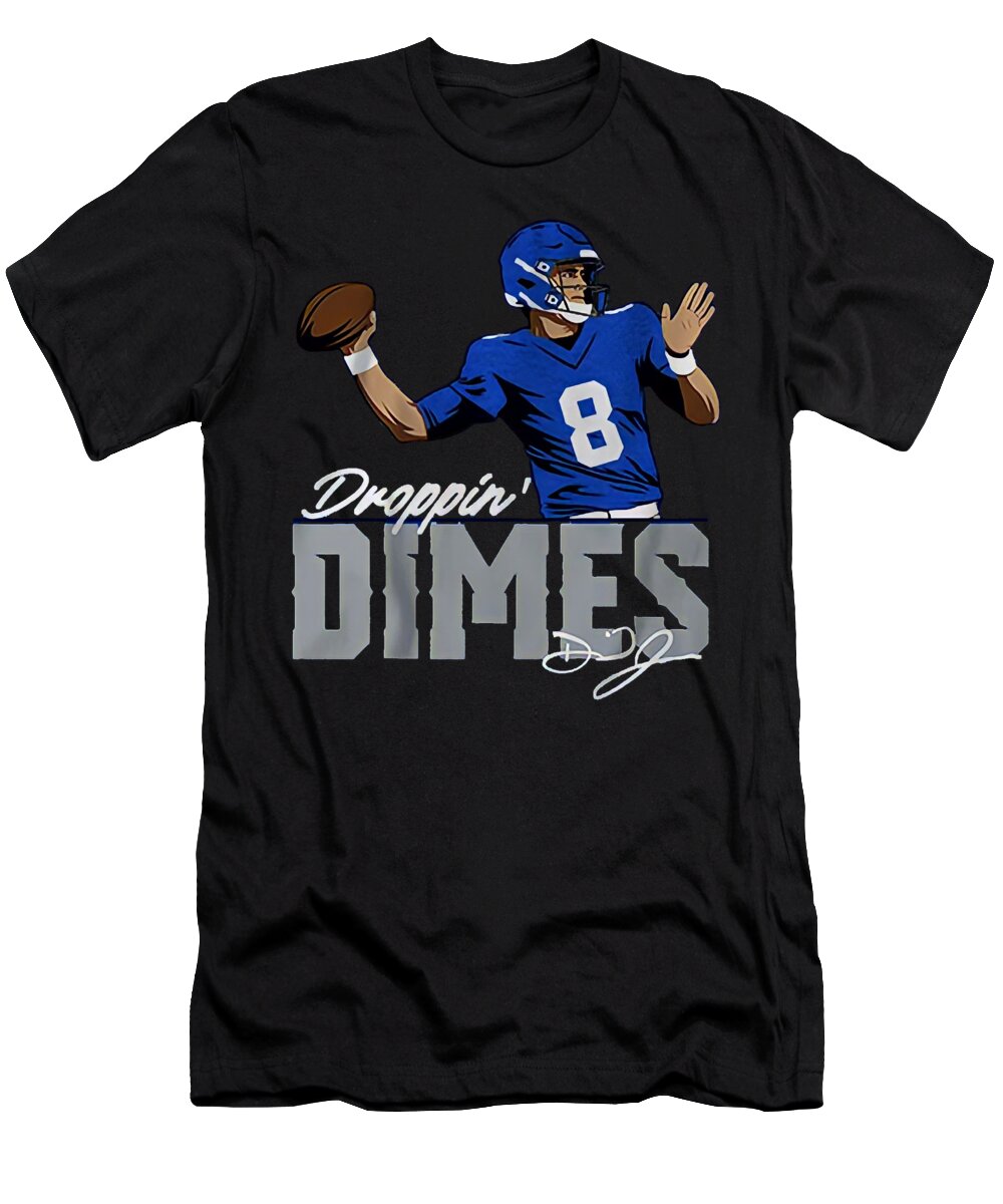 Daniel Jones dropping Dimes T-Shirt by Kelvin Kent - Pixels