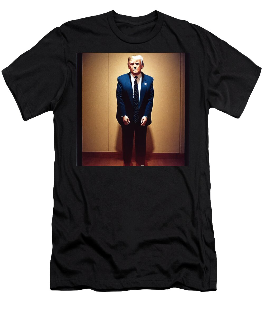 Fashion T-Shirt featuring the painting Donald trump by Diane arbus 14f244db 145b 424d 8141 c4ace16fc1c4 by MotionAge Designs