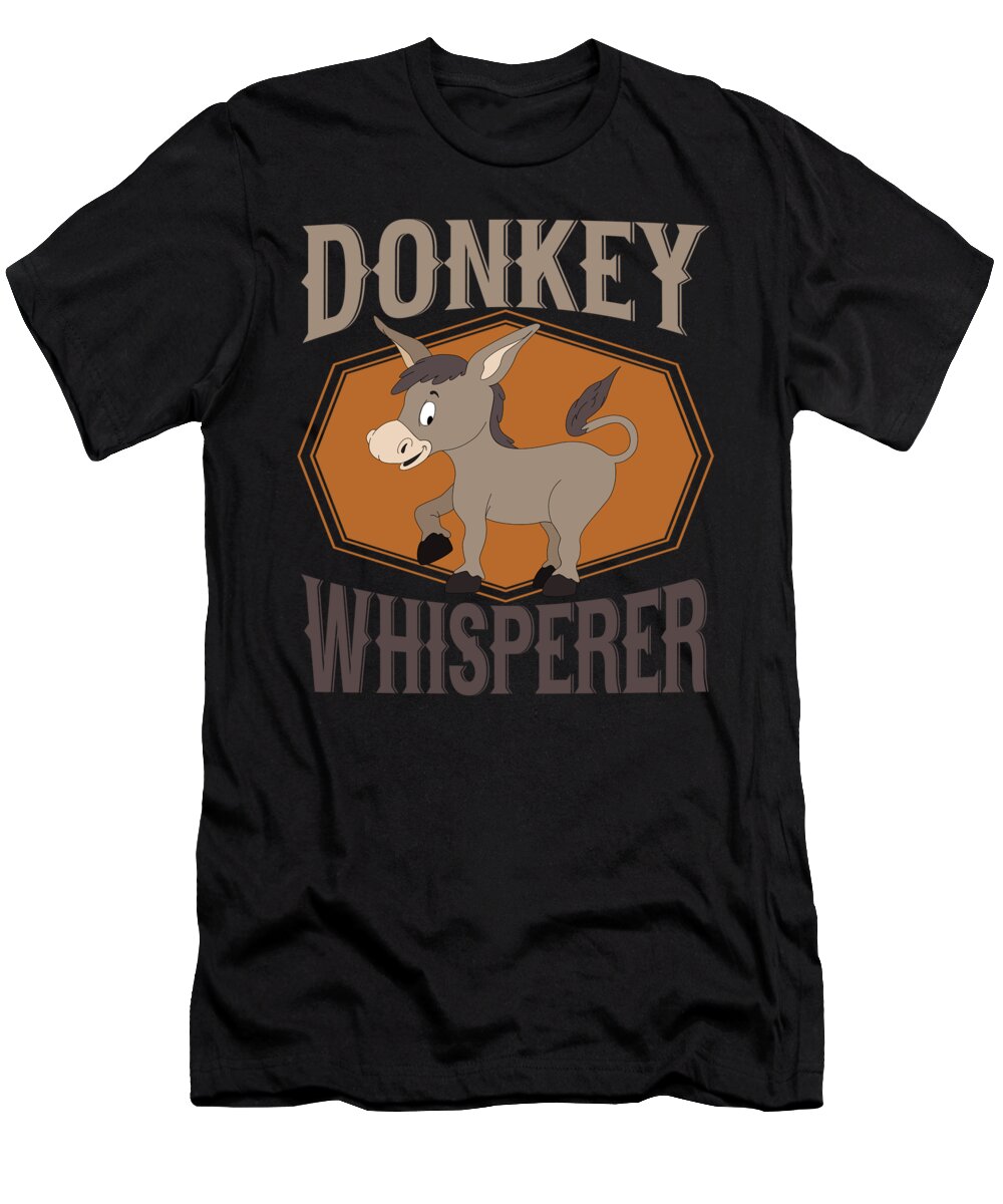 Donkey Whisperer T-Shirt featuring the digital art Donkey Whisperer by Jacob Zelazny