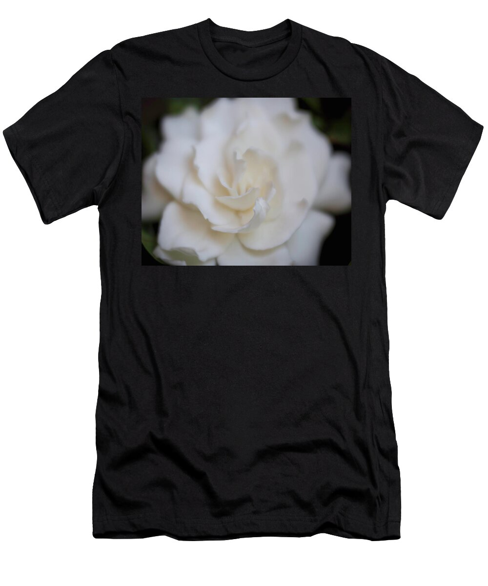 Gardenia T-Shirt featuring the photograph Dreamy Gardenia by Teresa Wilson