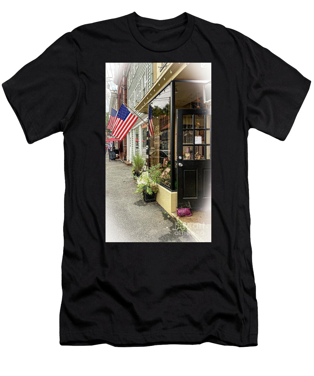 Flag T-Shirt featuring the photograph Ellicott City Maryland 12 by William Norton