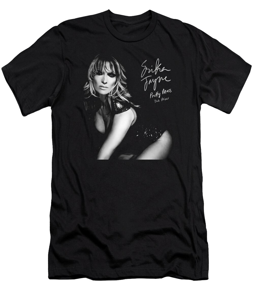 Erika Jayne T-Shirt featuring the digital art Erika Jayne by Mohammad Russell