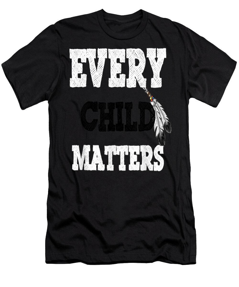 Canada Day T-Shirt featuring the jewelry Every Child Matters , Orange Day by Tinh Tran Le Thanh