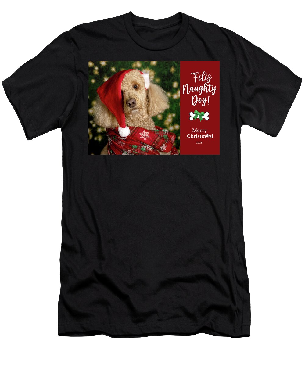Christmas T-Shirt featuring the photograph Feliz by Rebecca Cozart