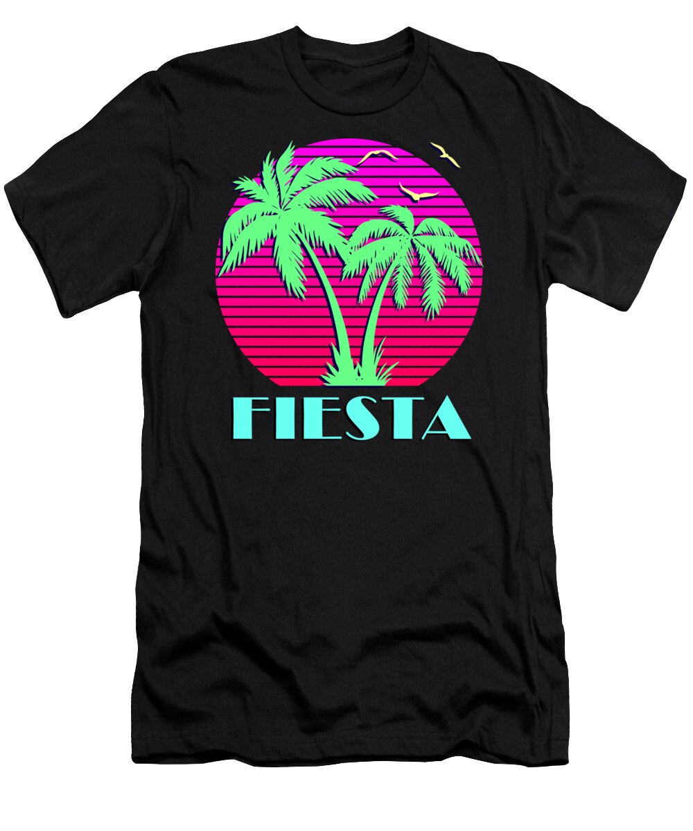 Classic T-Shirt featuring the digital art Fiesta by Megan Miller