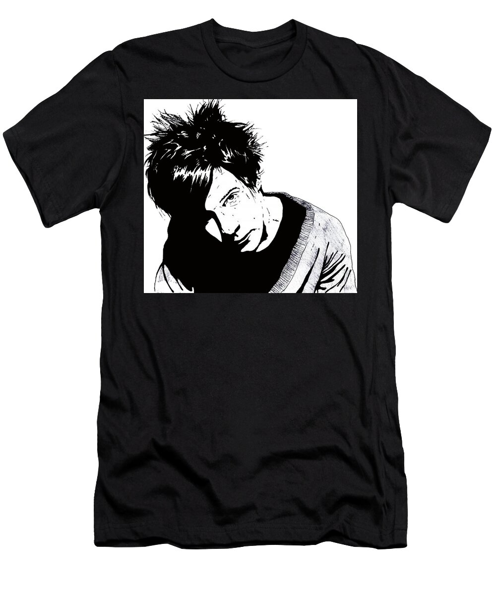 Indochine T-Shirt featuring the digital art Financial by Bruce Springsteen