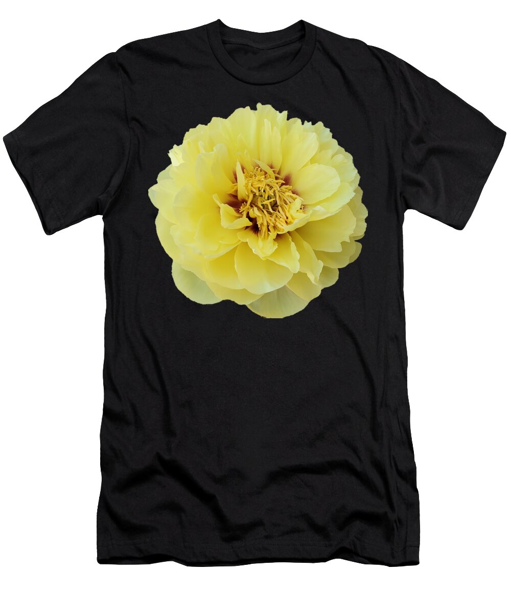 Art T-Shirt featuring the photograph First Peony by Jeannie Rhode