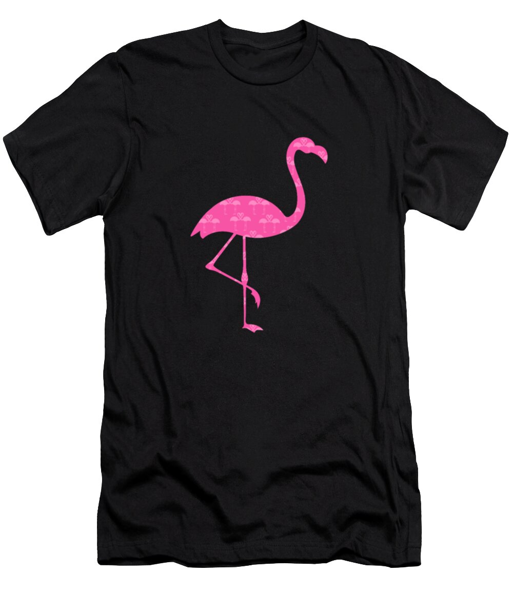 Flamingo T-Shirt featuring the jewelry Flamingo Vintage by Tinh Tran Le Thanh