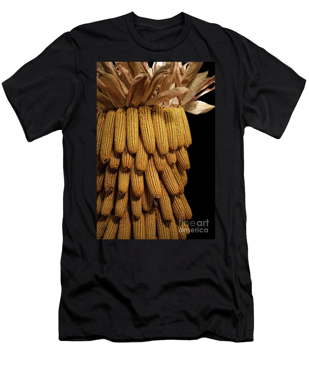 Corn T-Shirt featuring the photograph Flint Corn by Lois Bryan