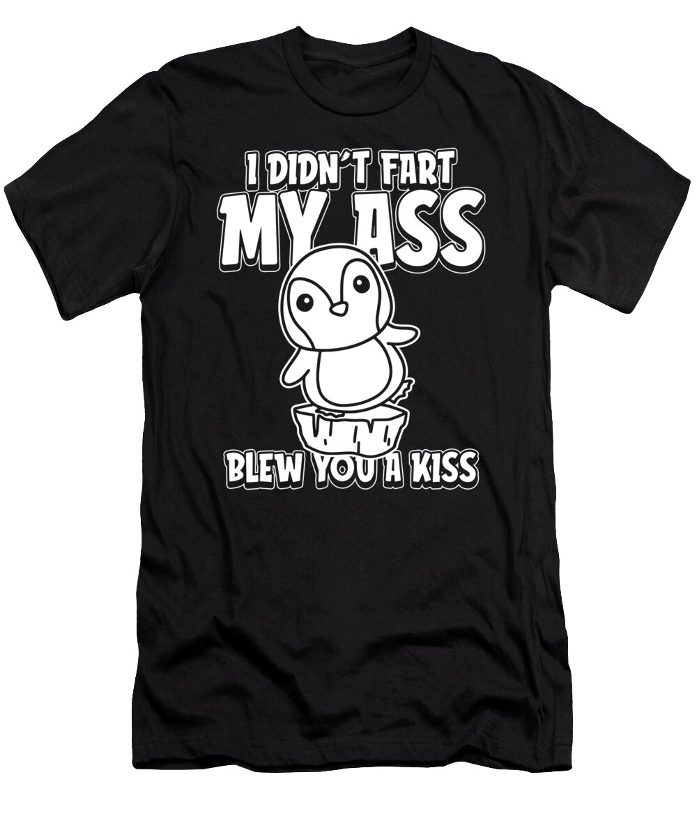Penguin T-Shirt featuring the digital art Furries Foxes - Fursona Fursuit Furry Fandom by Crazy Squirrel